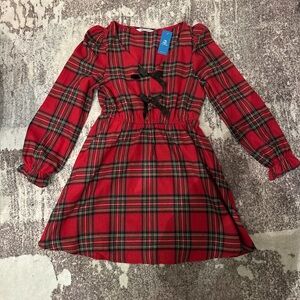 Cupshe Red Plaid Mini Dress